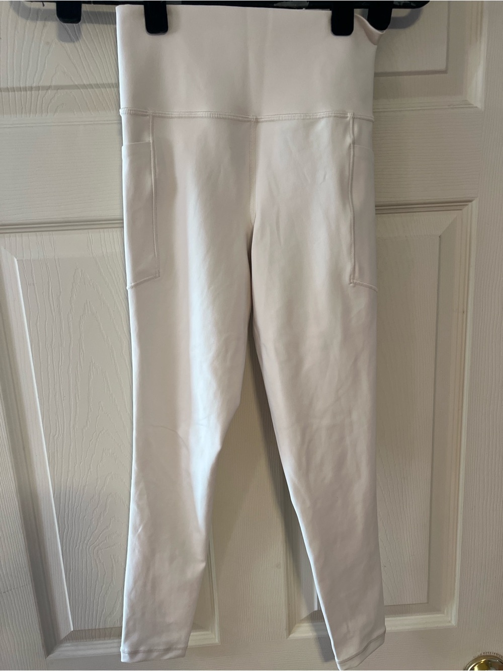 #316 NWOT Athleta High Rise 7/8 Pocket Leggings Ivory White XXS